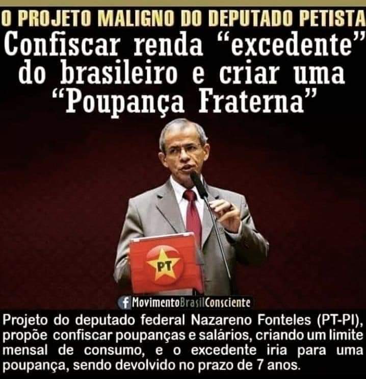 Fake News mostra Poupança Fraterna como proposta atual de Nazareno Fonteles